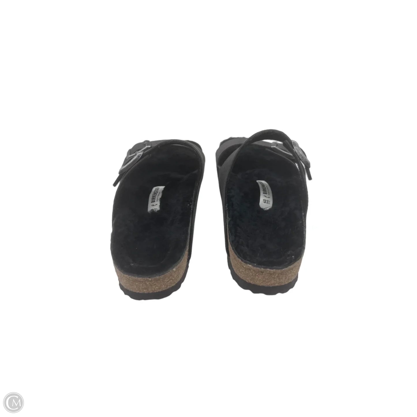 Sandals Flats By Birkenstock In Grey, Size: 9
