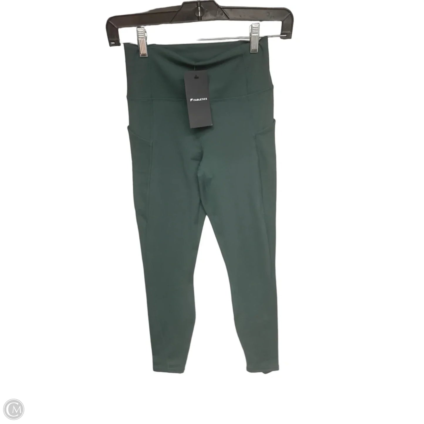 Athletic Leggings By Fabletics In Green, Size: S