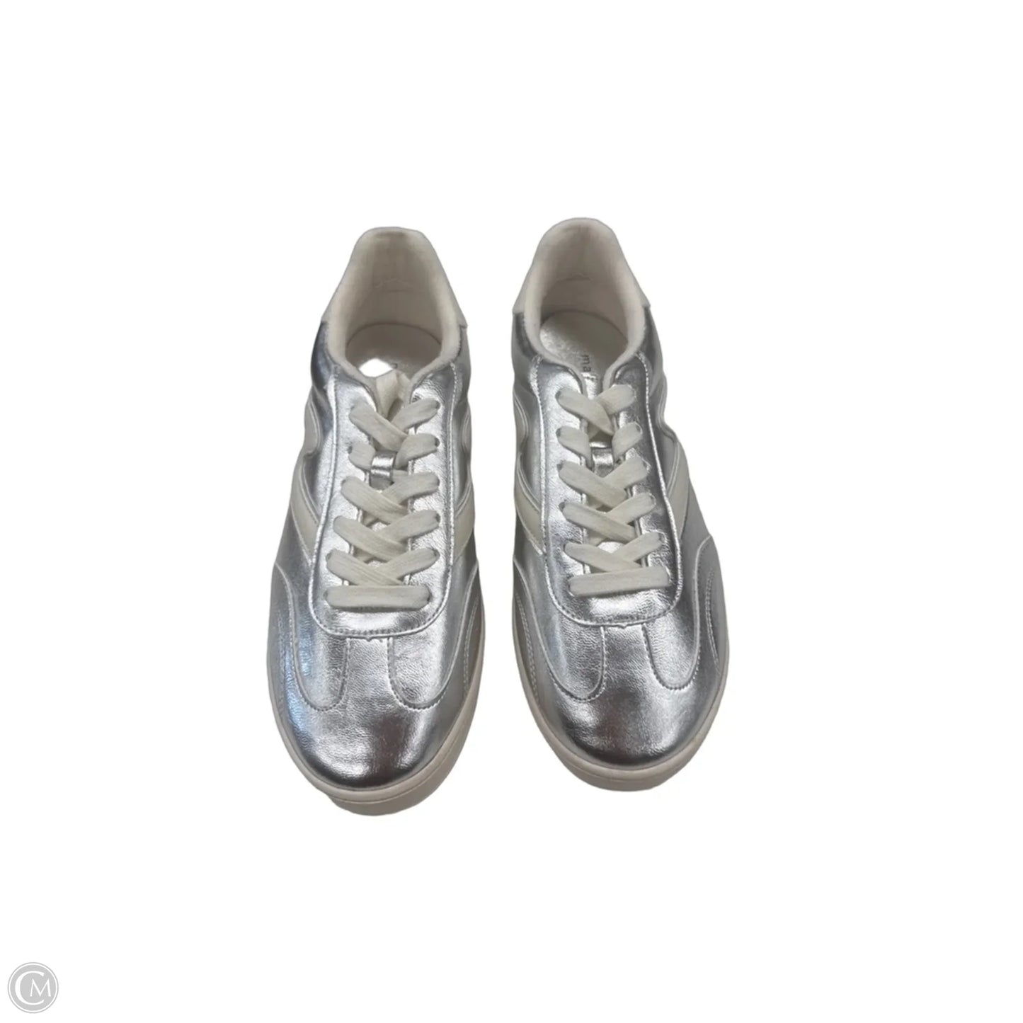 Shoes Sneakers By Madden Girl In Silver, Size: 10