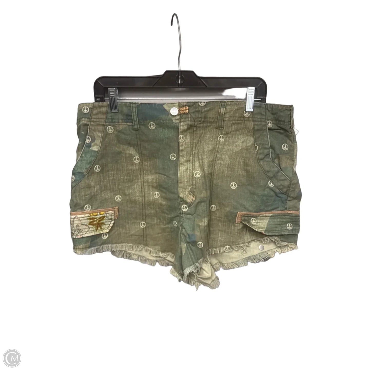 Shorts By Pilcro In Green, Size: 14
