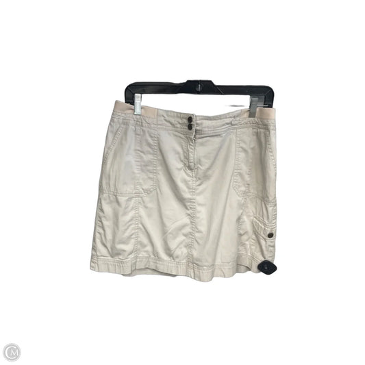 Skort By Karen Scott In Beige, Size: 12p