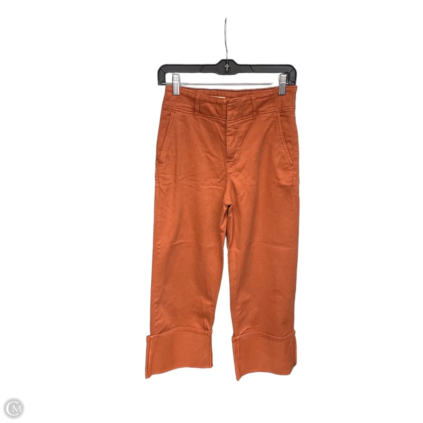 Pants Cropped By Pilcro In Orange, Size: 26