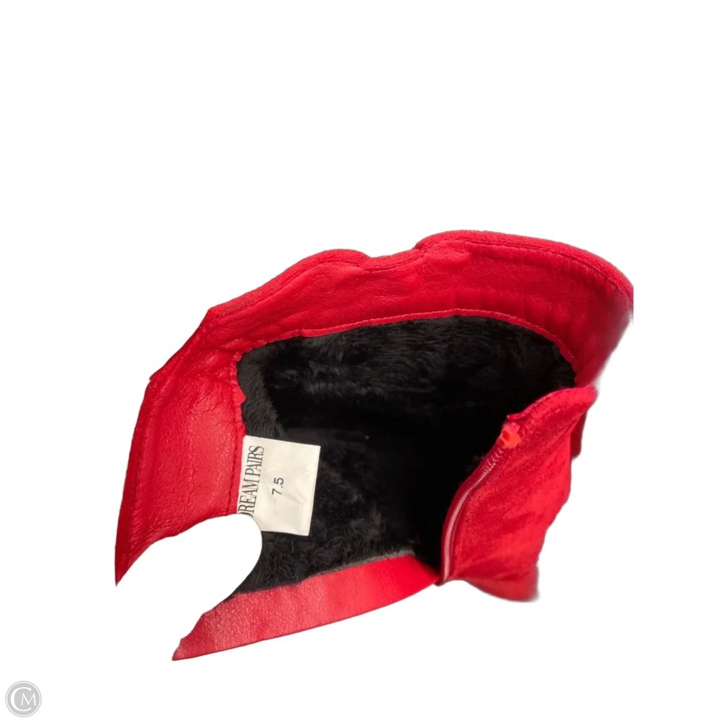 Boots Ankle Heels By Dream Pairs In Red, Size: 7.5