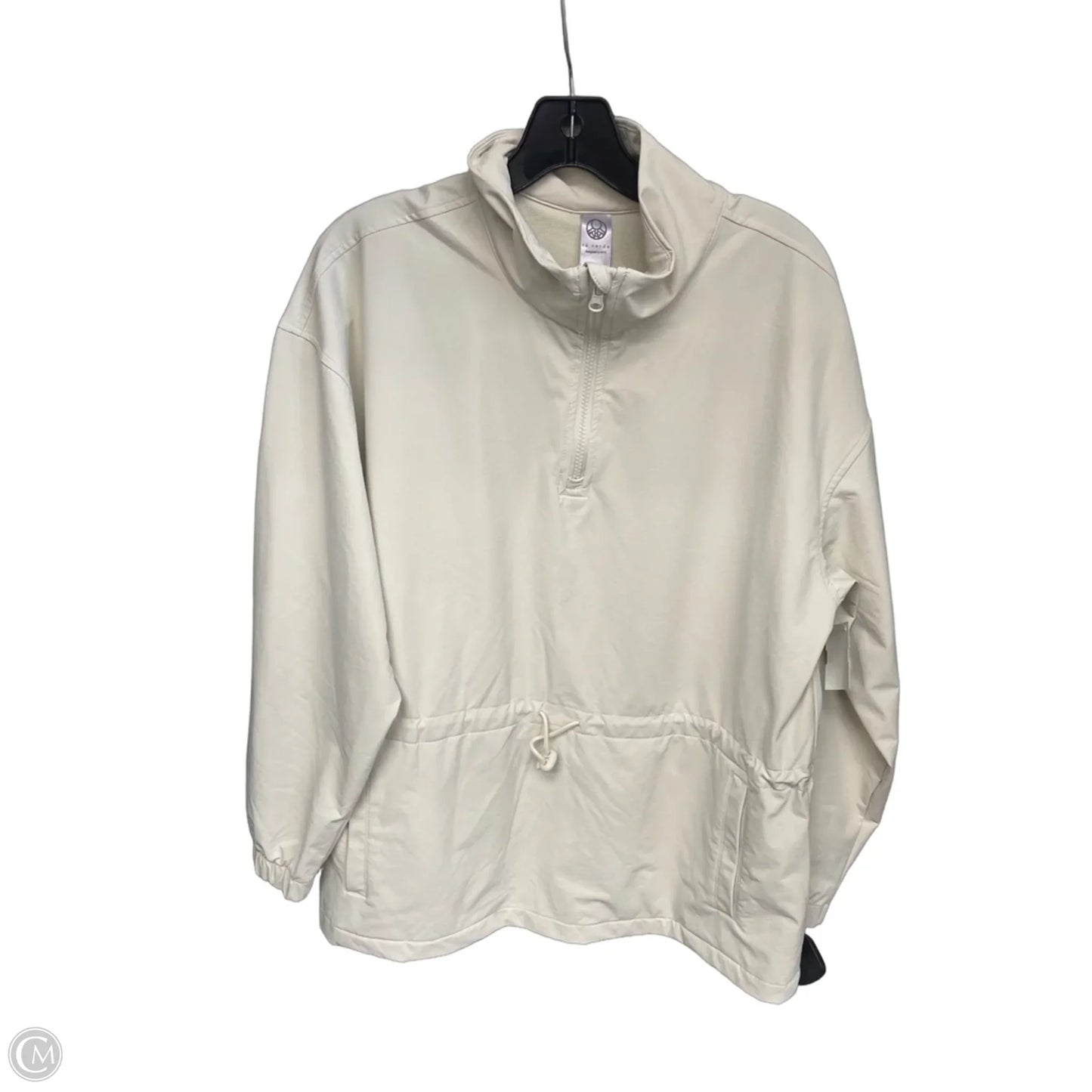 Athletic Jacket By Te Verde In Cream, Size: L