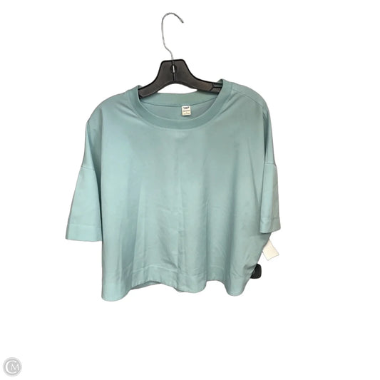 Athletic Top Short Sleeve By Old Navy In Aqua, Size: L