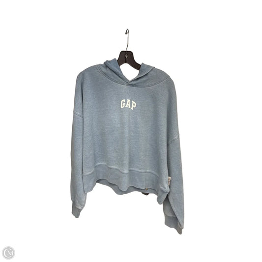 Sweatshirt Hoodie By Gap In Blue, Size: Xl