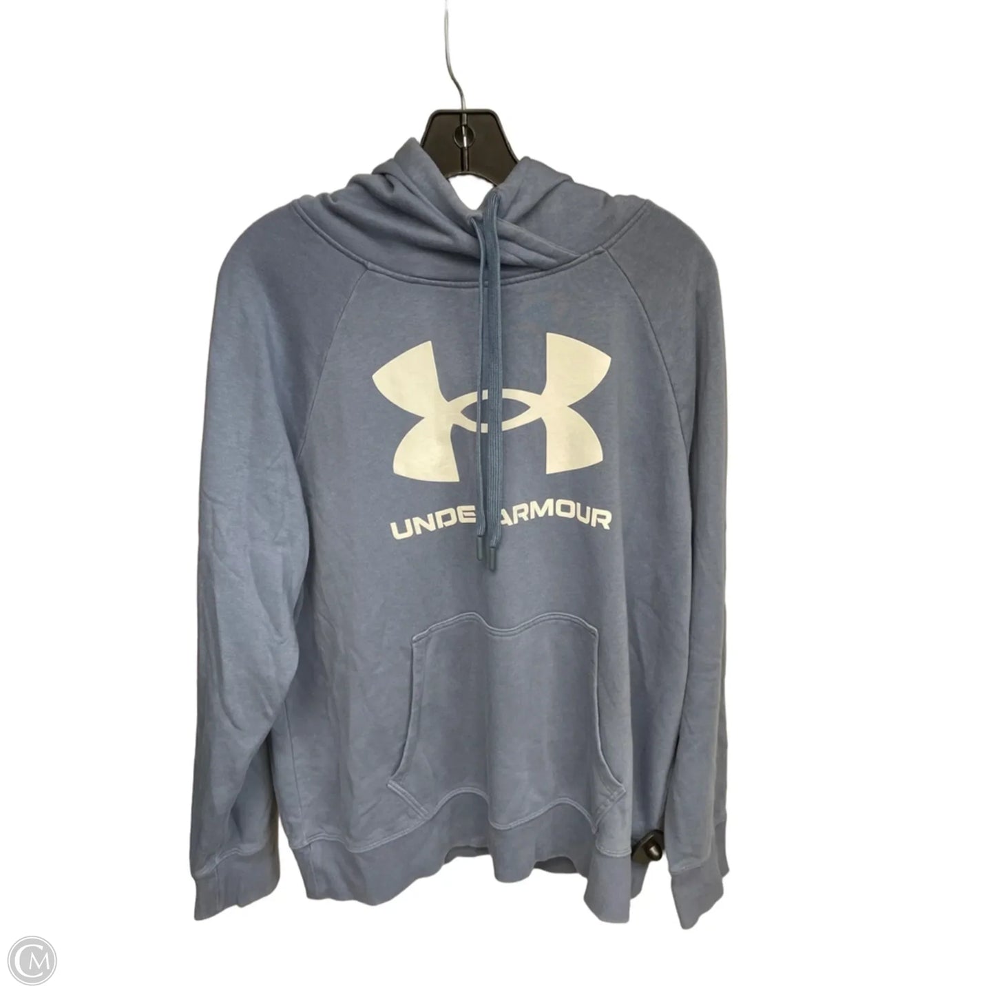 Athletic Sweatshirt Hoodie By Under Armour In Blue, Size: Xl