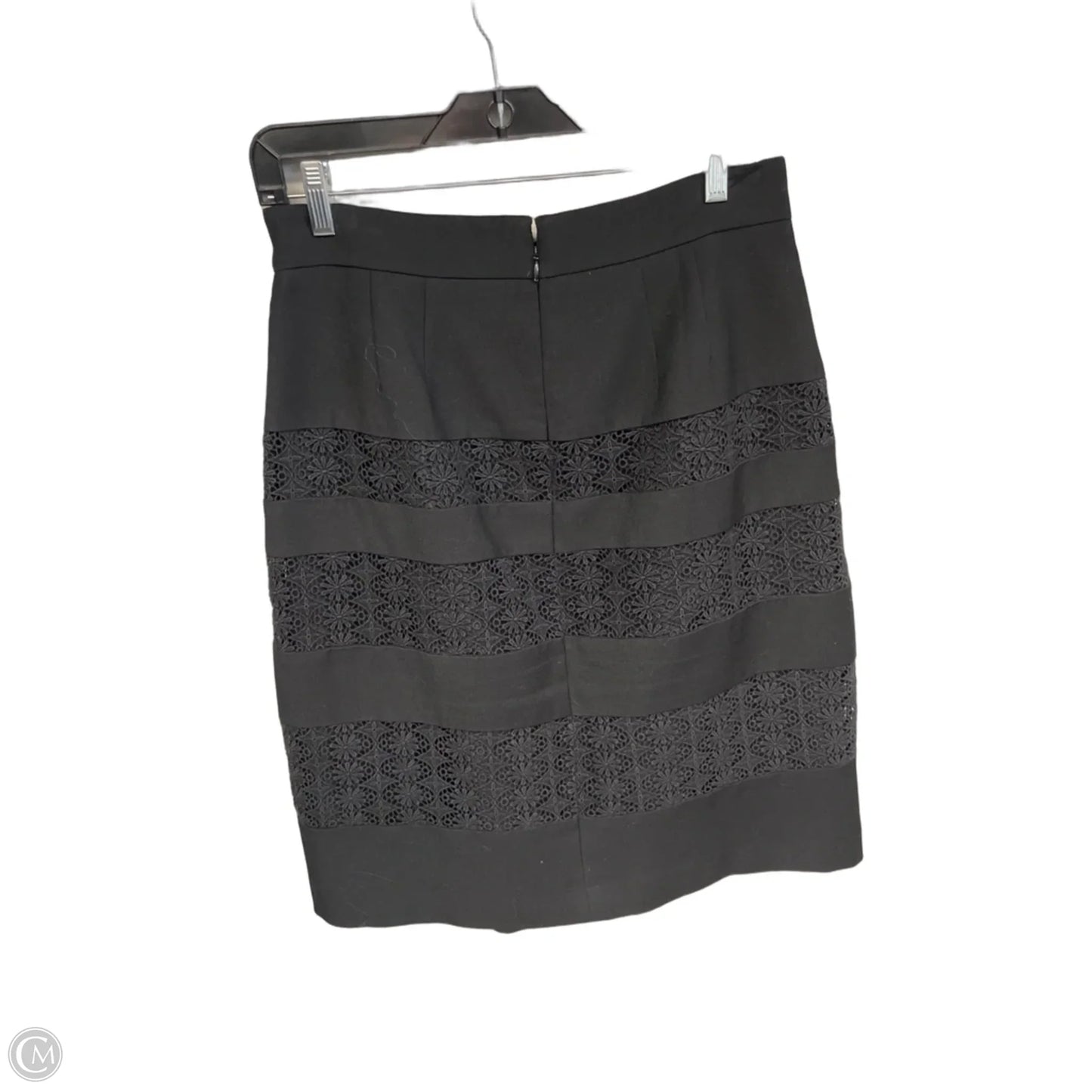 Skirt Midi By Loft In Black, Size: 8