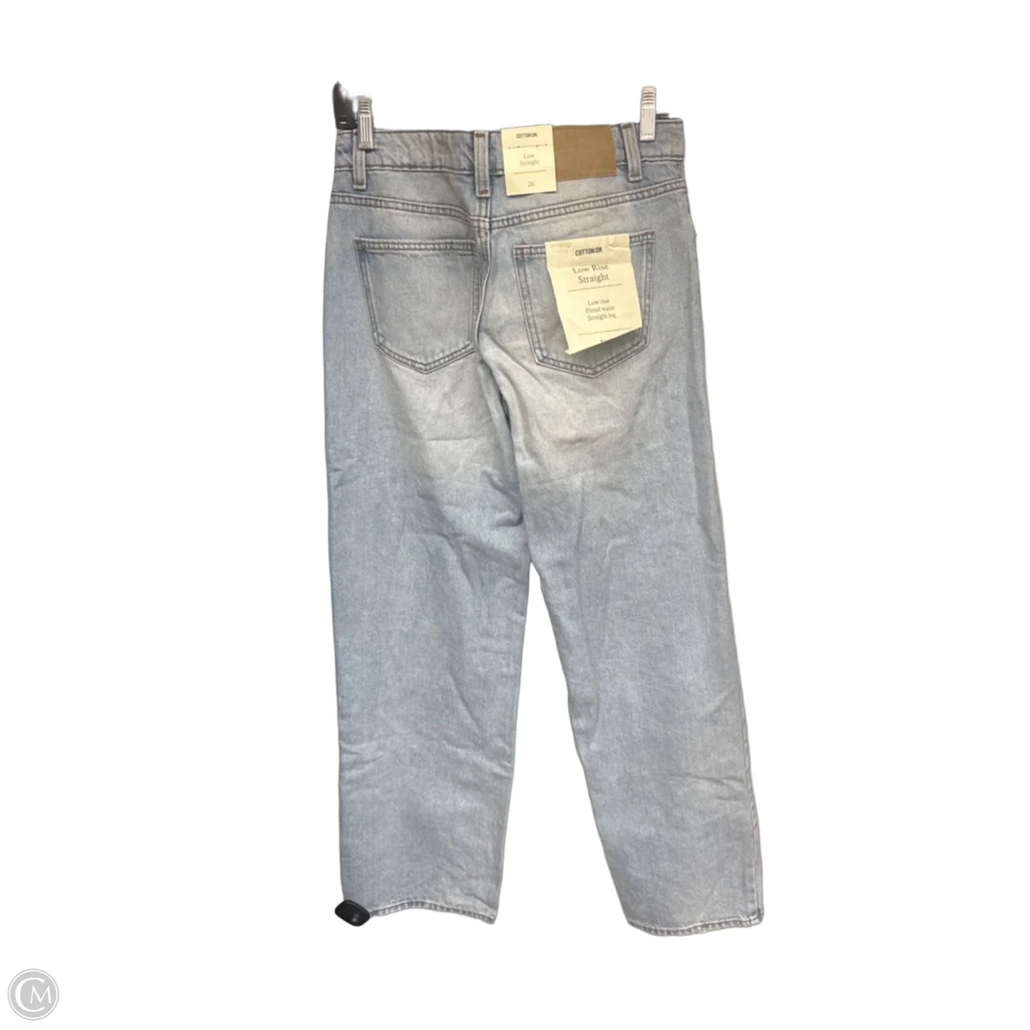 Jeans Straight By Cotton On In Blue Denim, Size: 26