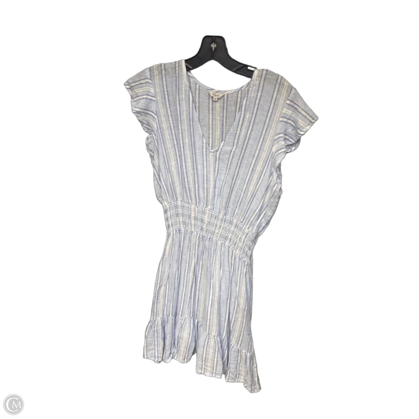 Dress Casual Midi By Rails In Blue & White, Size: M