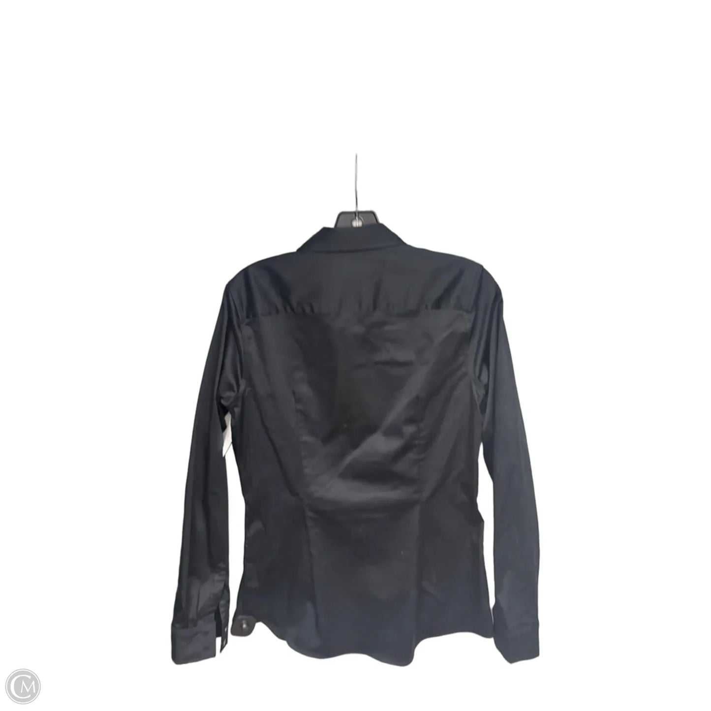 Top Long Sleeve By Banana Republic In Black, Size: 10