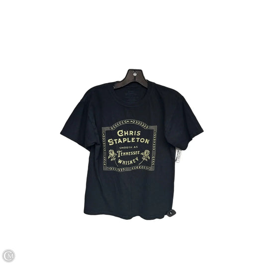 Top Short Sleeve By Clothes Mentor In Black, Size: S