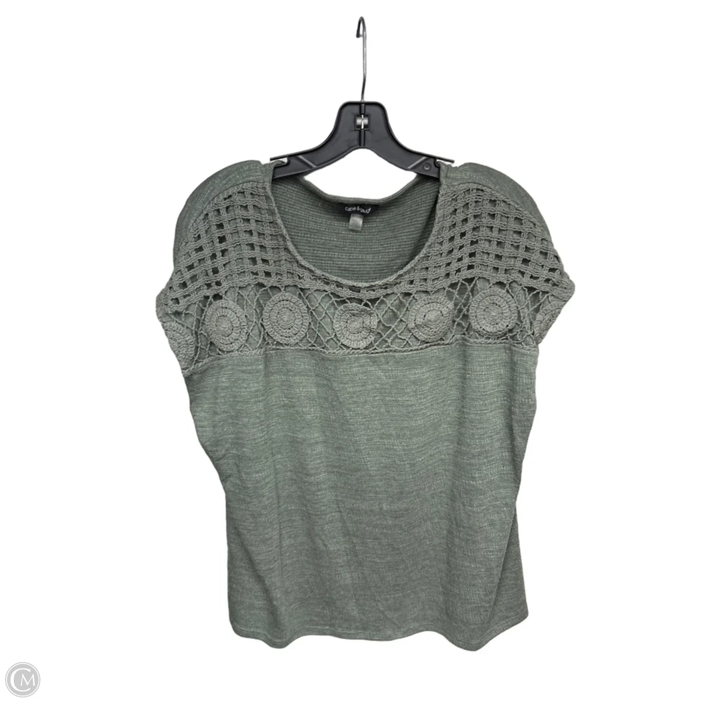 Top Sleeveless By Cable And Gauge In Green, Size: Xl