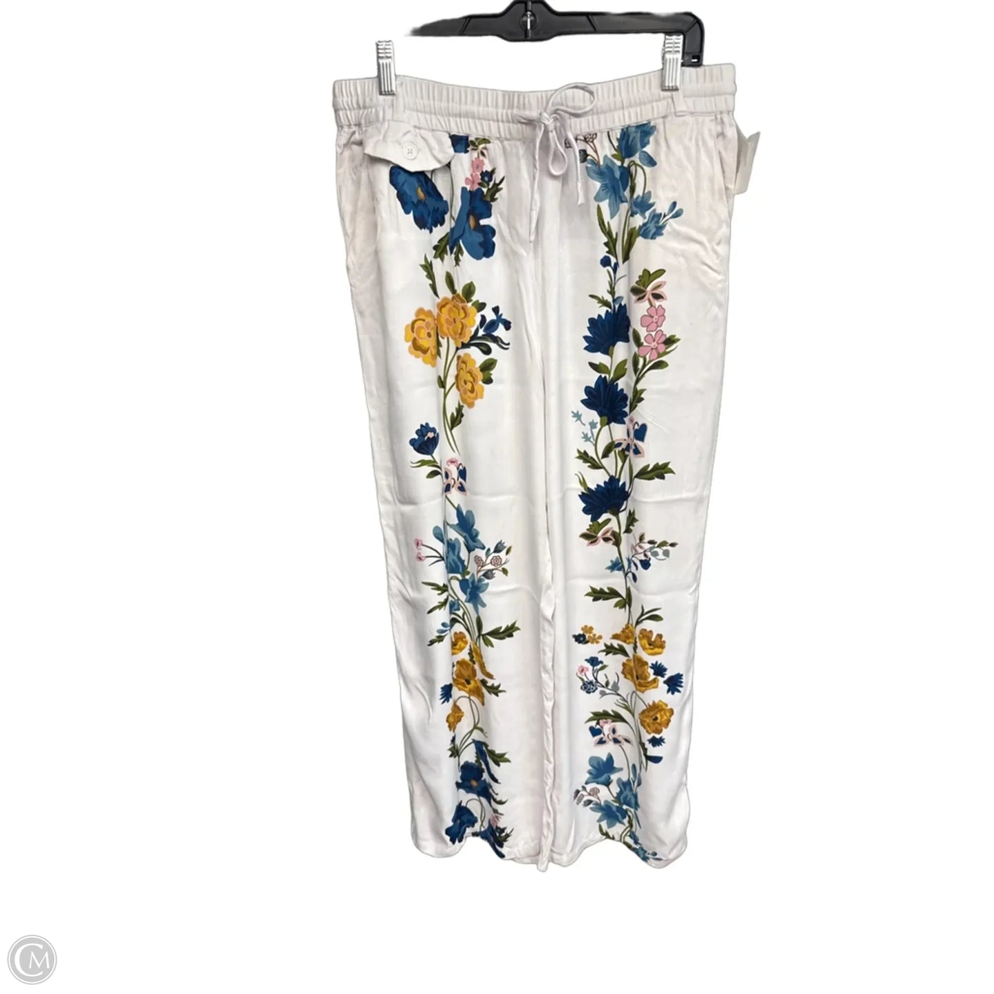 Pants Lounge By Anthropologie In Floral Print, Size: L