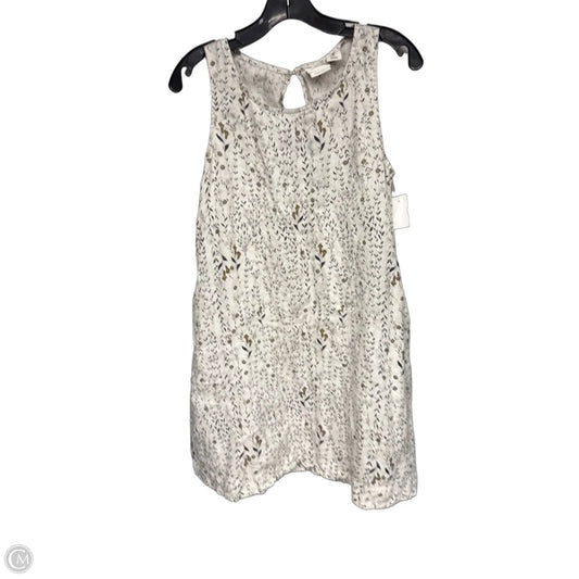 Dress Casual Midi By Rachel Zoe In Tan & White, Size: S