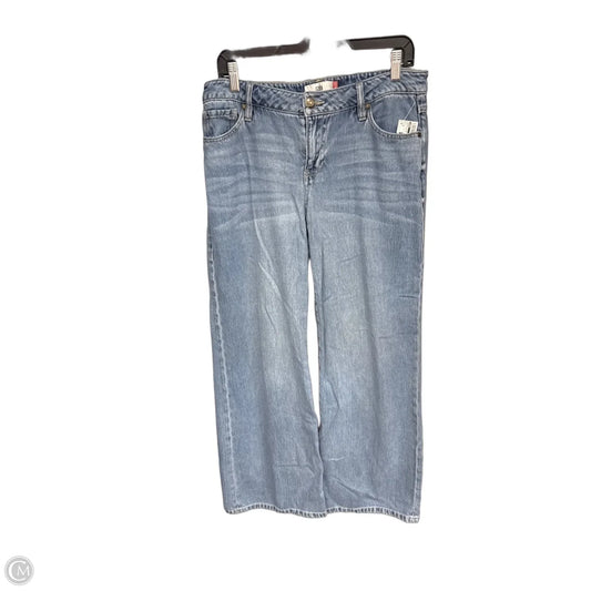 Jeans Wide Leg By Cabi In Blue Denim, Size: 4