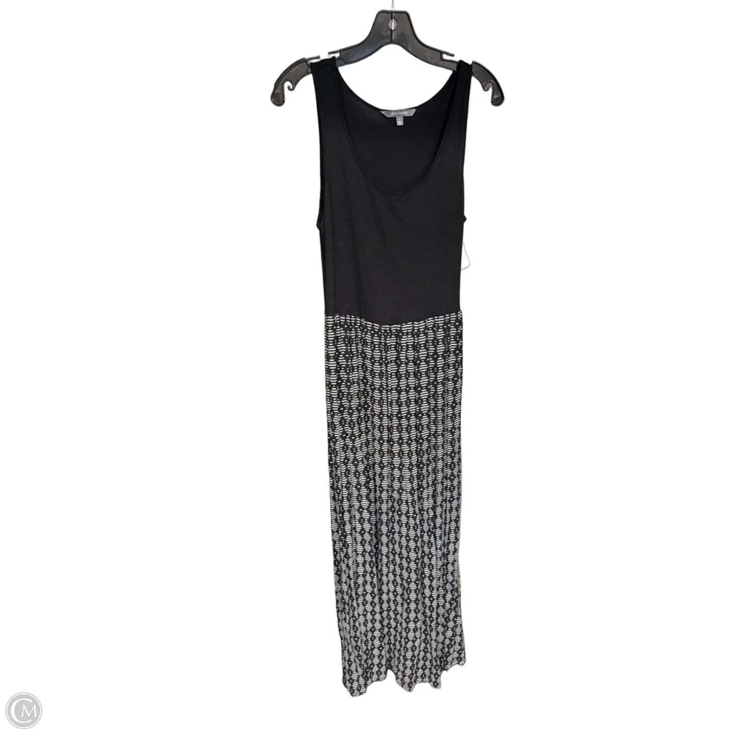 Dress Casual Maxi By Daisy Fuentes In Black & White, Size: L