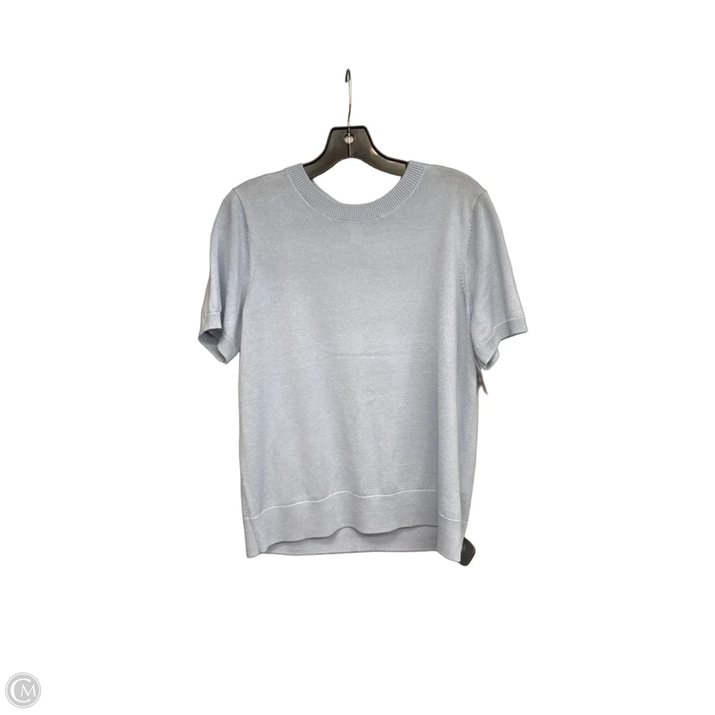 Sweater Short Sleeve By Caslon In Blue, Size: L