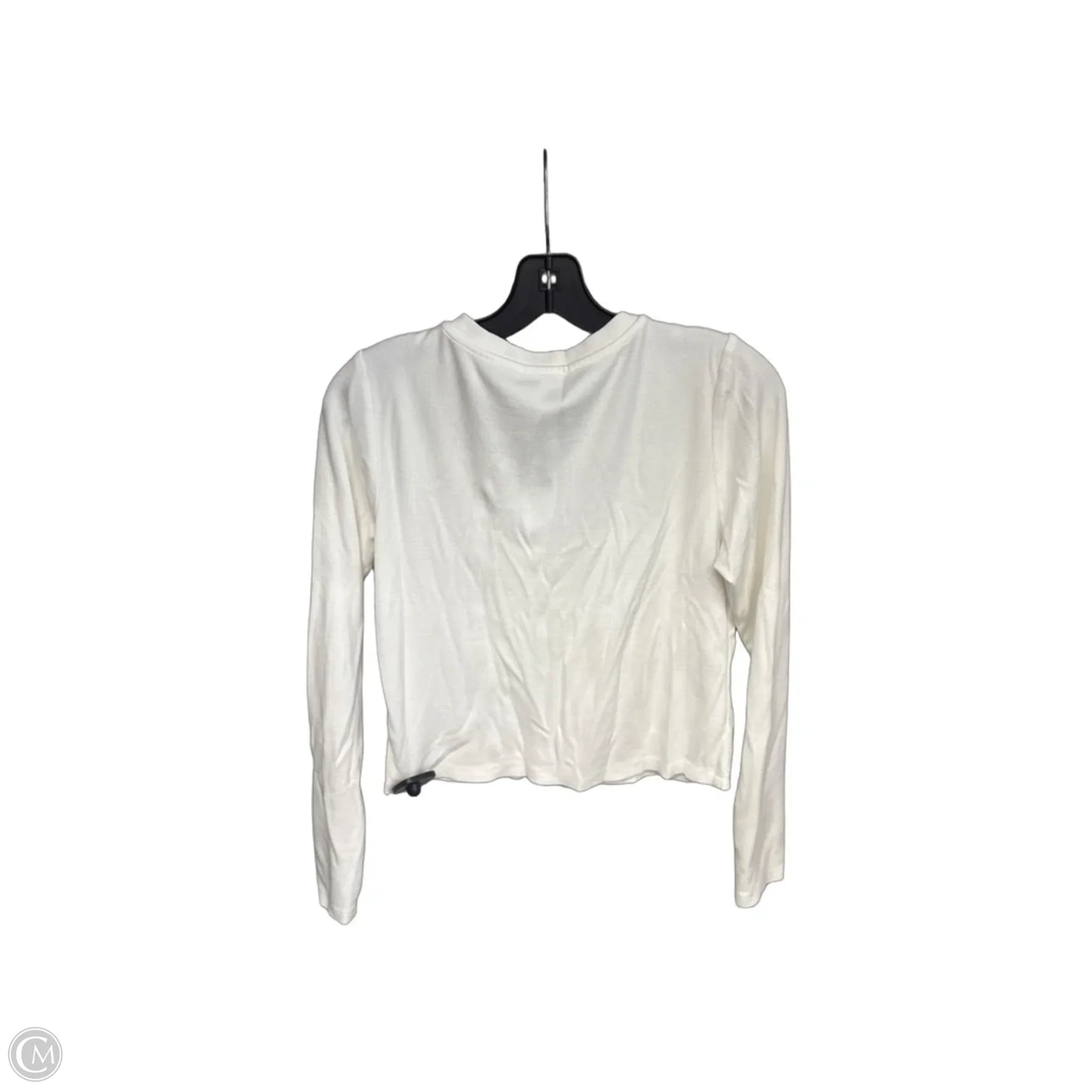 Top Long Sleeve By Marine Layer In White, Size: M