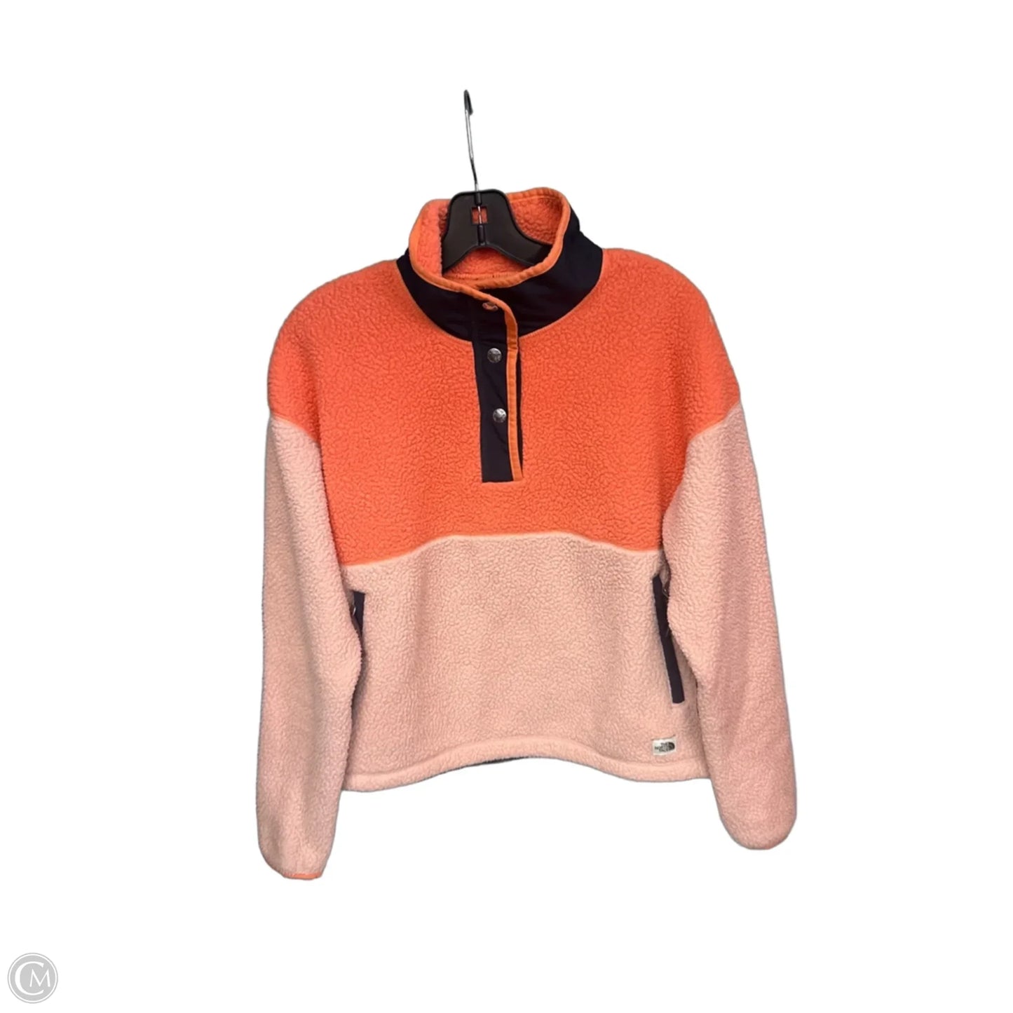 Athletic Fleece By The North Face In Orange & Pink, Size: S