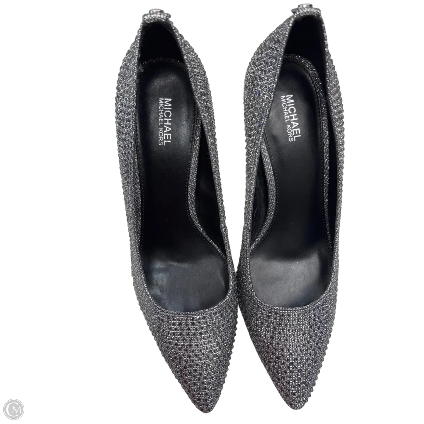 Shoes Heels Stiletto By Michael By Michael Kors In Silver, Size: 9