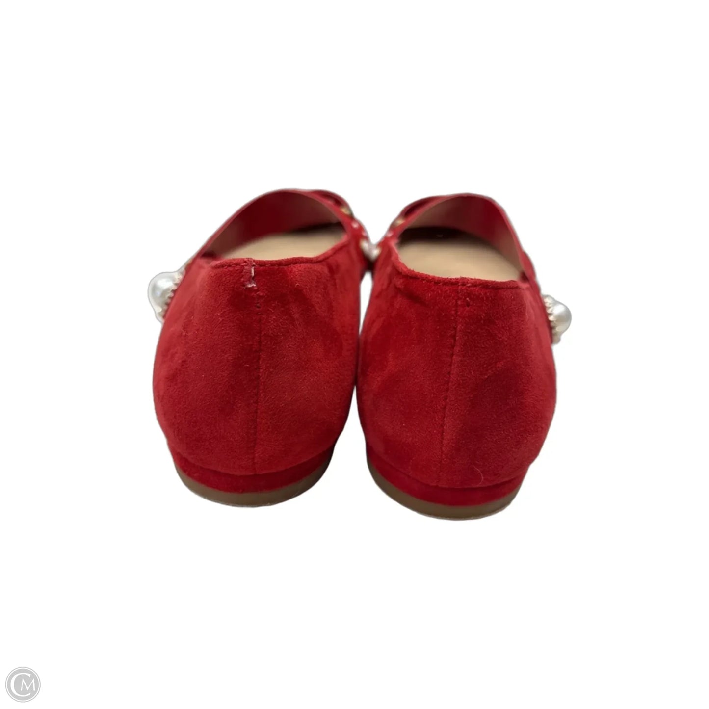 Shoes Flats By Lord And Taylor In Red & White, Size: 9