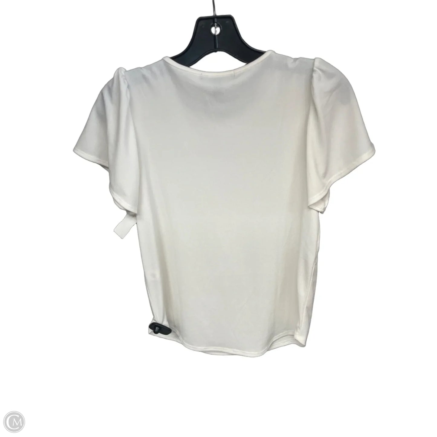 Top Short Sleeve By Banana Republic In White, Size: Xs