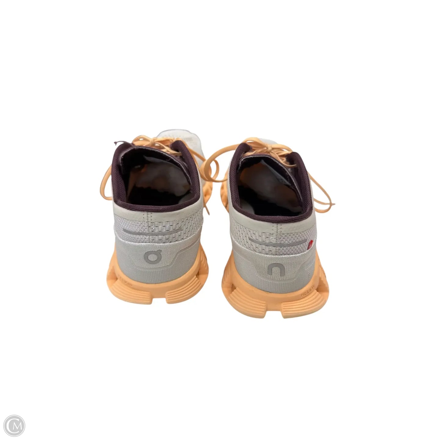 Shoes Athletic By On In Grey & Orange, Size: 10