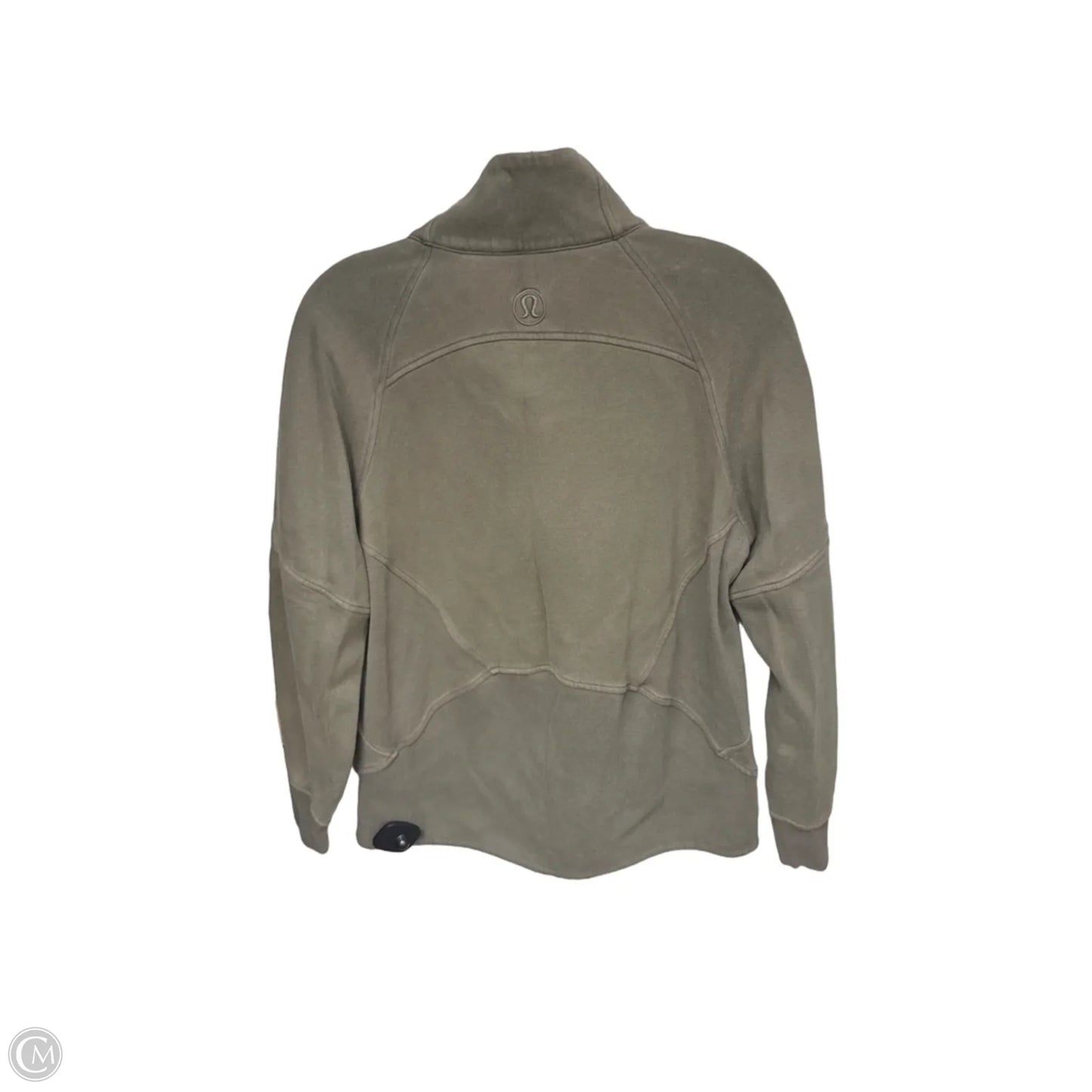 Athletic Sweatshirt Collar By Lululemon In Green, Size: Xs