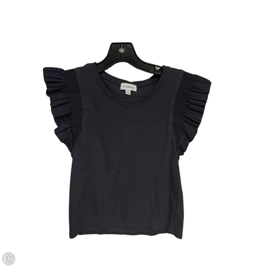 Top Short Sleeve By Evereve In Grey, Size: Xs