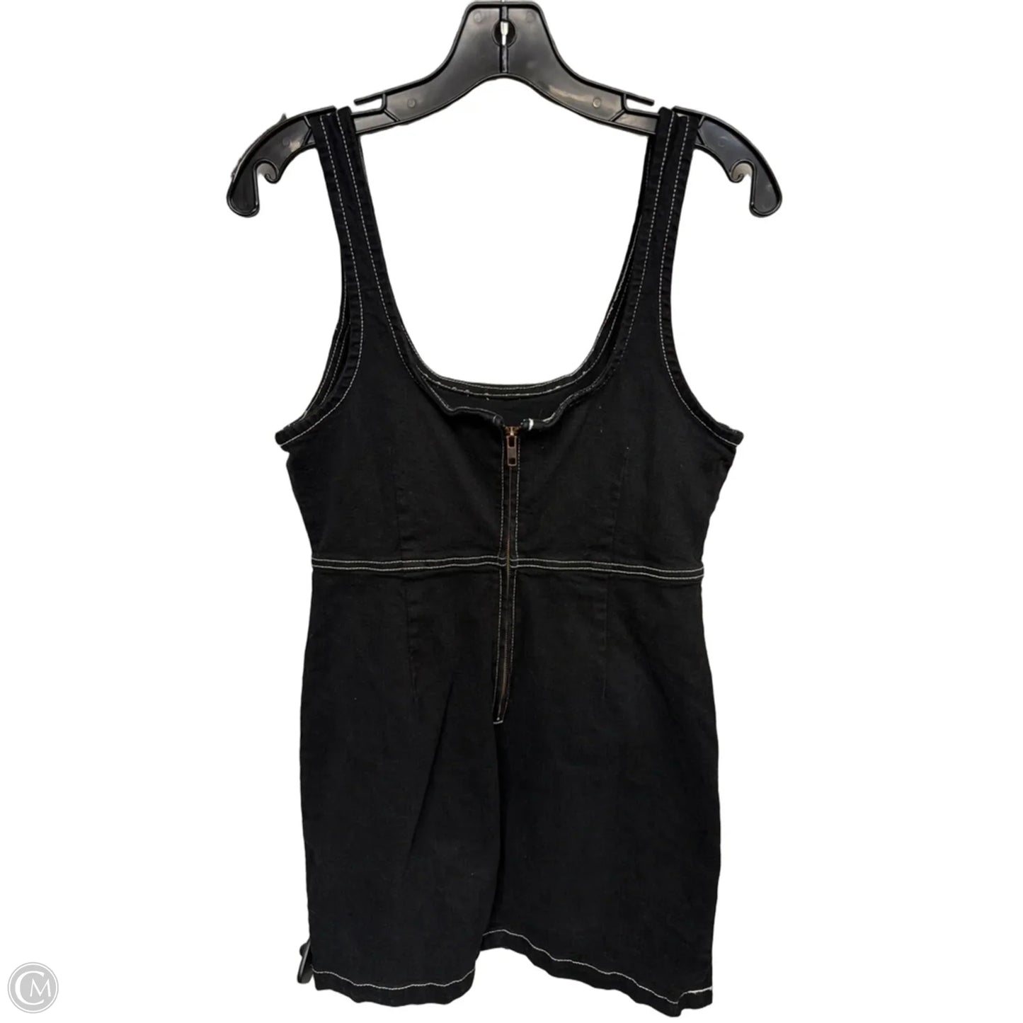 Dress Casual Midi By Cotton On In Black Denim, Size: M