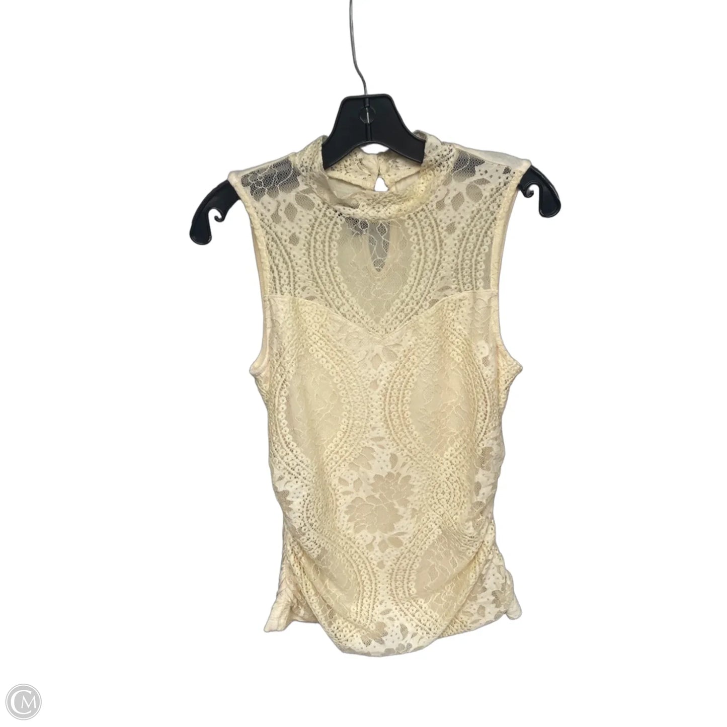 Top Sleeveless By A Byer In Cream, Size: L