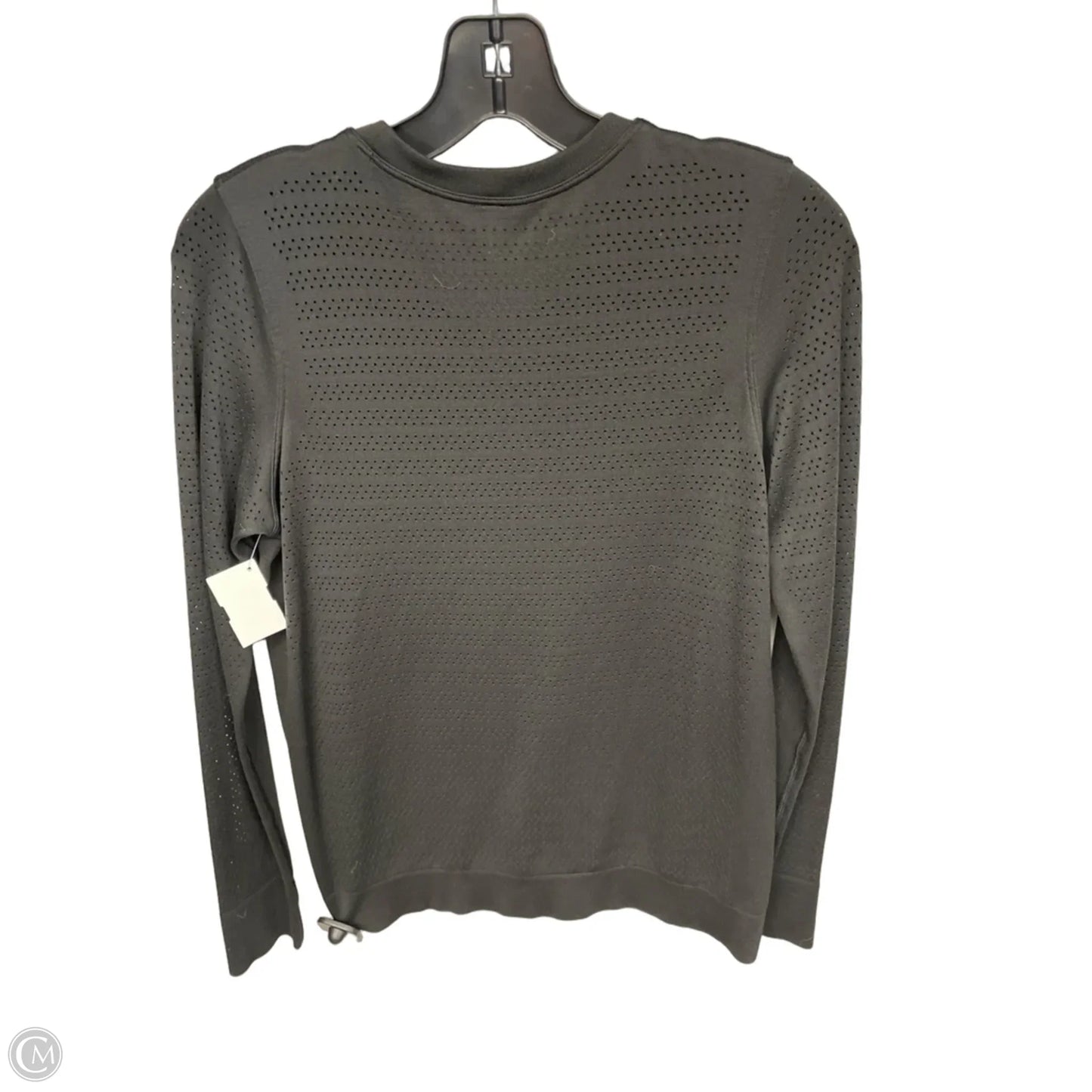 Athletic Top Long Sleeve Crewneck By Lululemon In Black, Size: 8