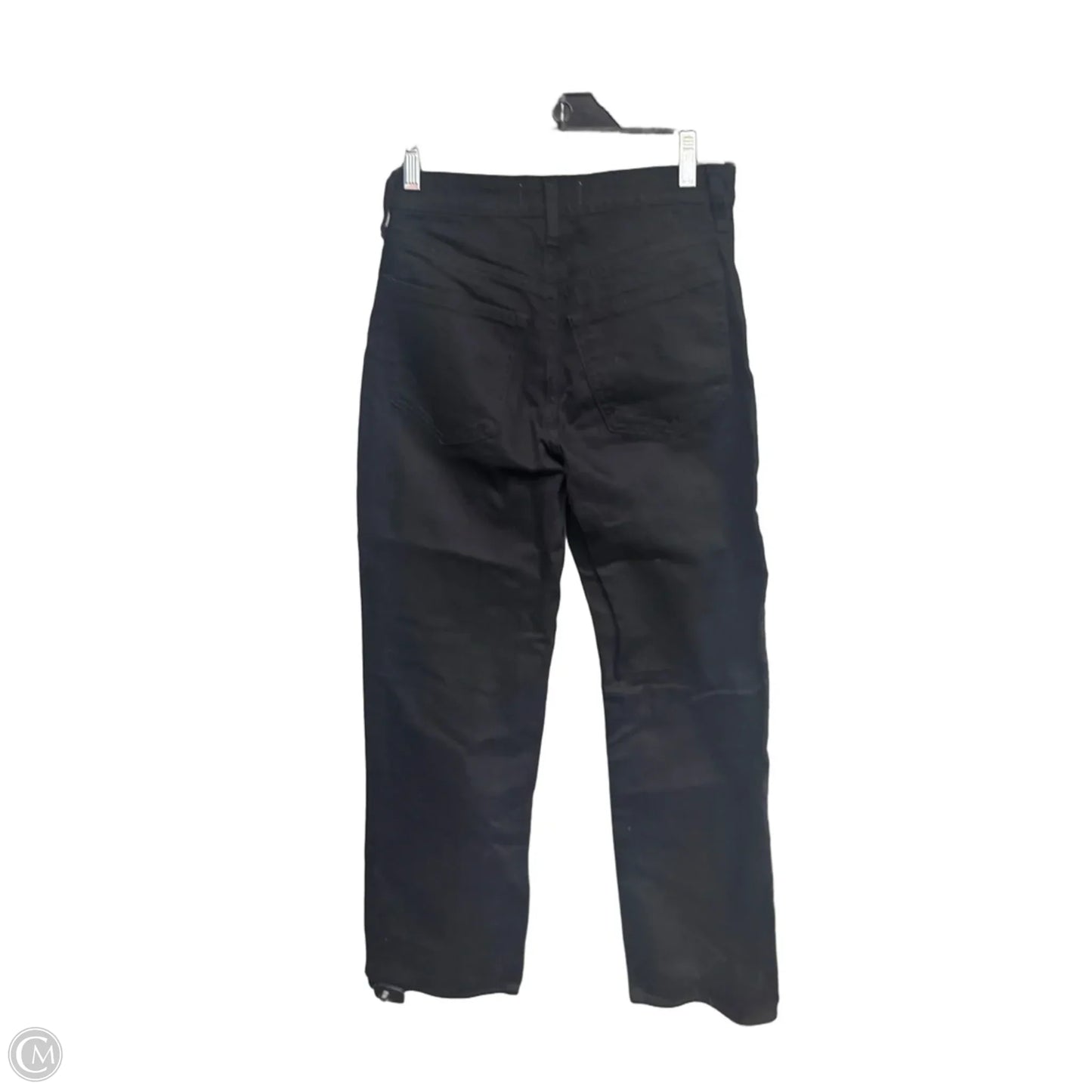 Jeans Straight By Abercrombie And Fitch In Black Denim, Size: 26