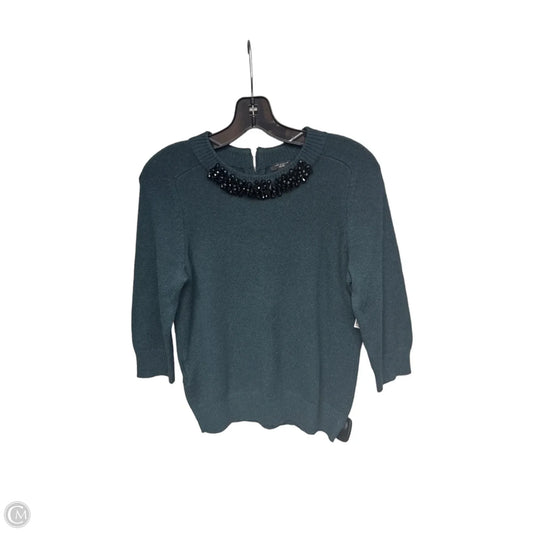 Sweater By Ann Taylor In Black & Green, Size: Mp