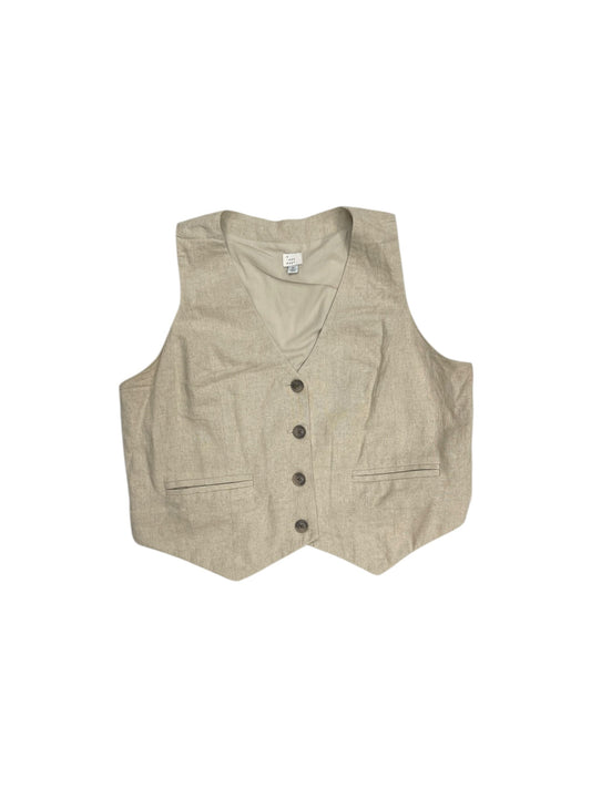 Vest Other By A New Day In Tan, Size: Xl