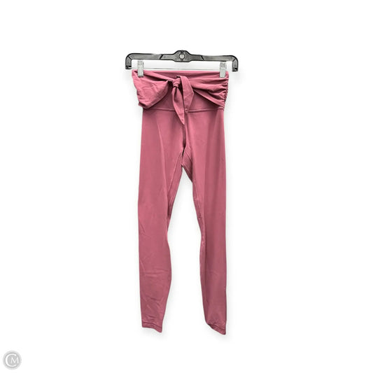 Athletic Pants By Lululemon In Pink, Size: 2