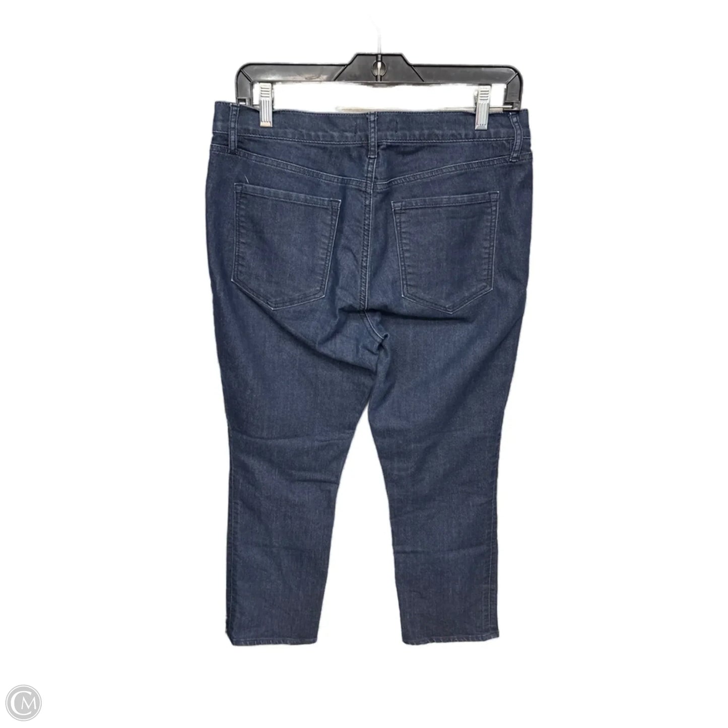 Jeans Cropped By Loft In Blue Denim, Size: 8