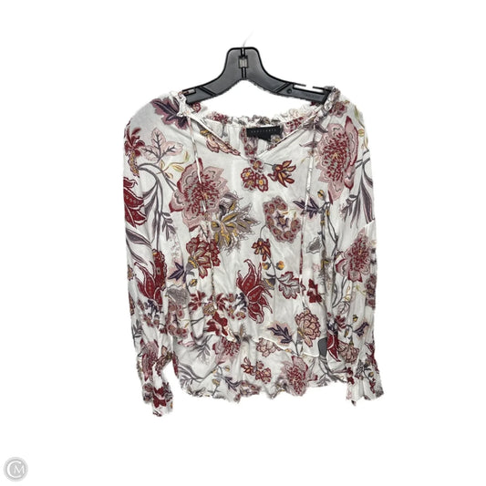 Top Long Sleeve By Sanctuary In Red & White, Size: Xs