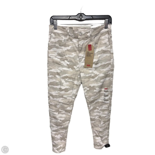 Pants Cropped By Levis In Tan & White, Size: 6
