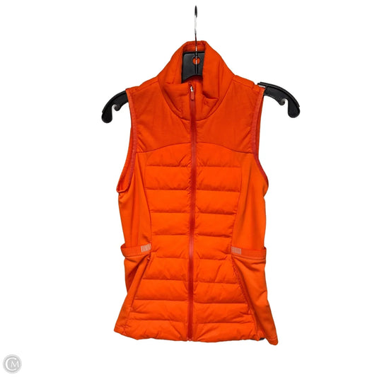 Vest Puffer & Quilted By Lululemon In Orange, Size: 4
