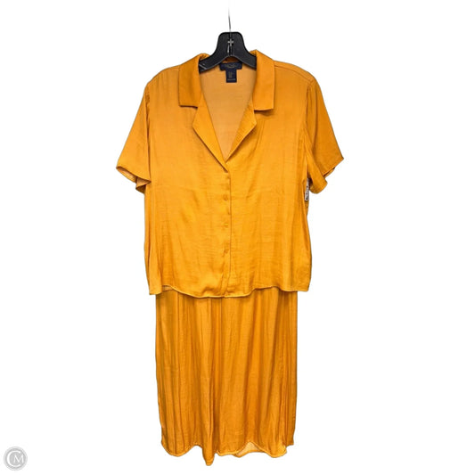 Pants Set 2pc By Rachel Roy In Gold, Size: M