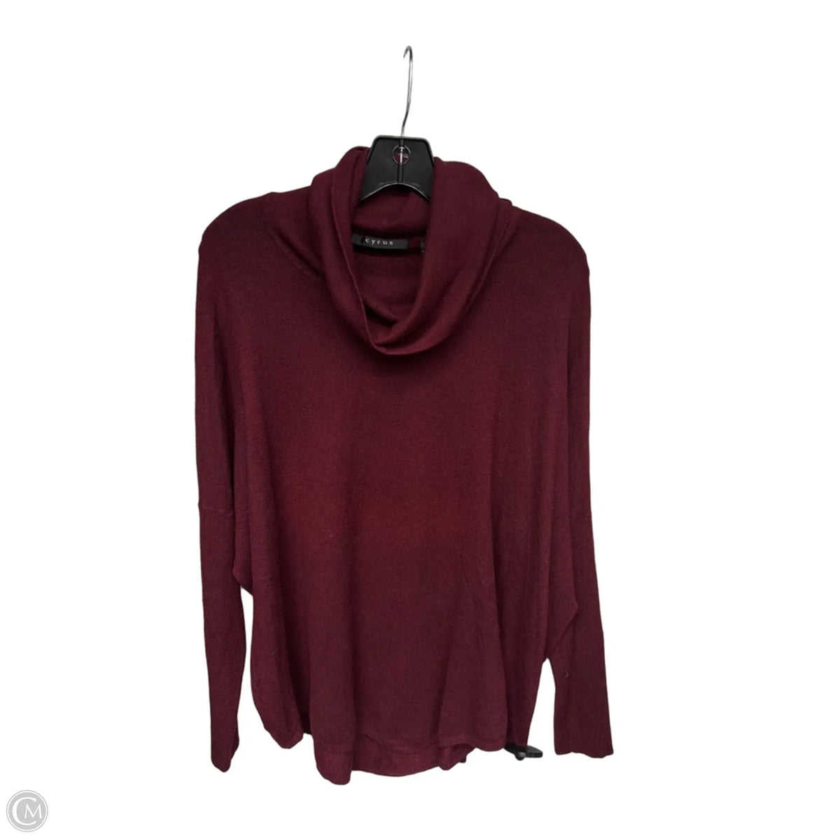 Sweater By Cyrus In Maroon, Size: L
