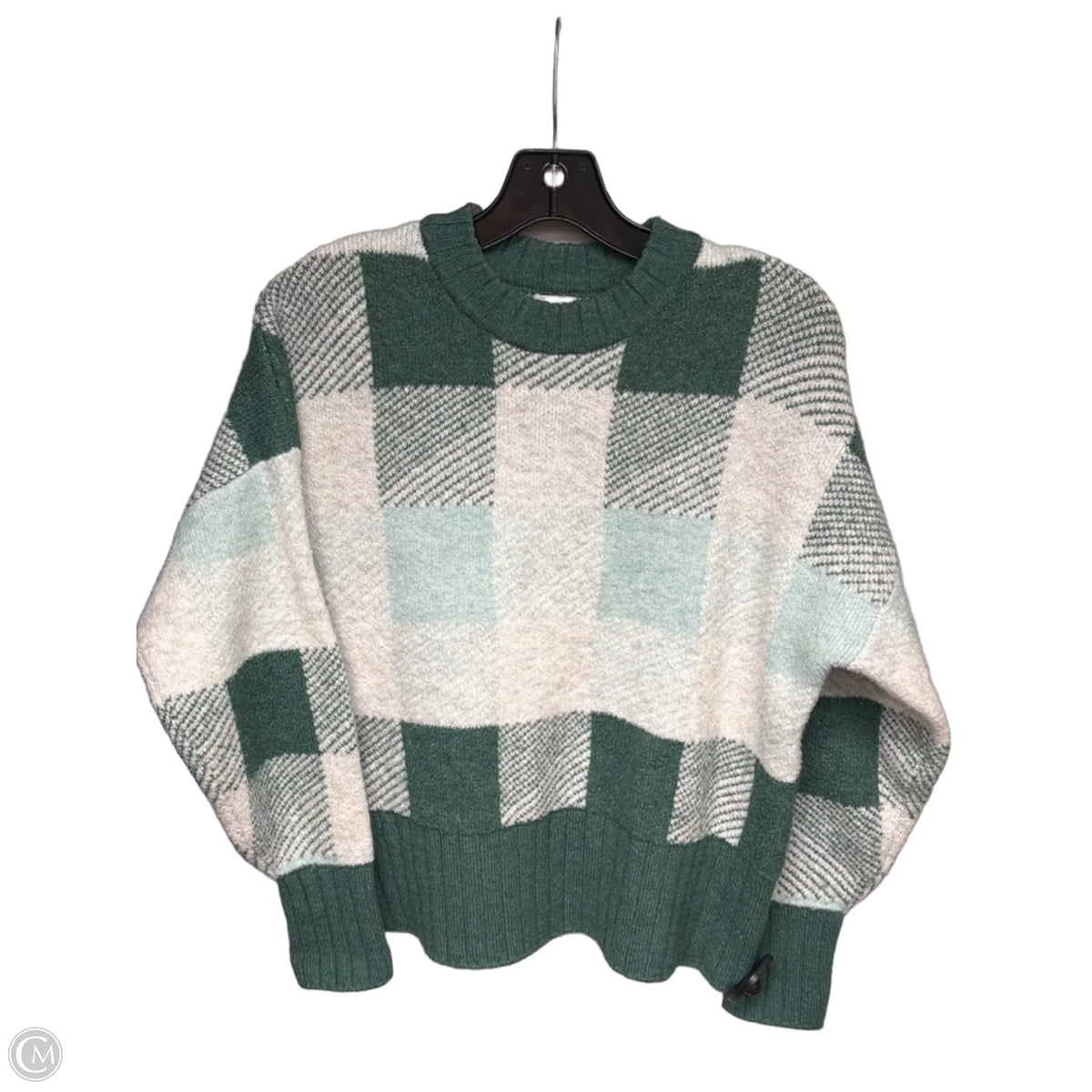 Sweater By A New Day In Green & Grey, Size: S