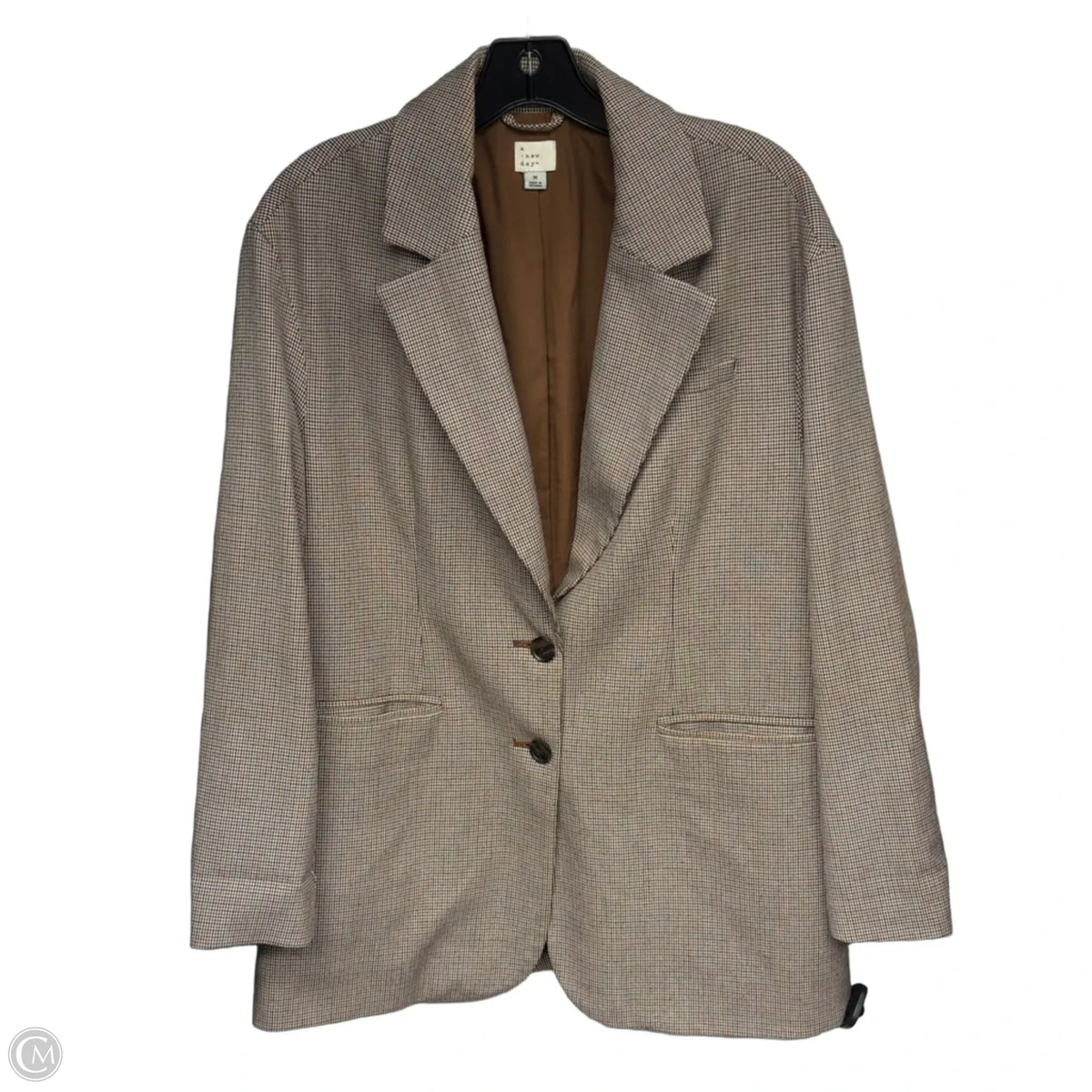 Blazer By A New Day In Brown, Size: M