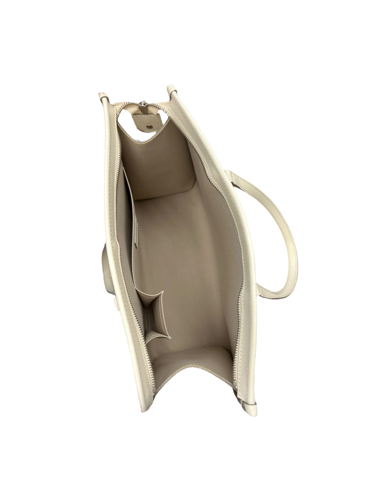 Ivory Handbag Luxury Designer Louis Vuitton, Size Large