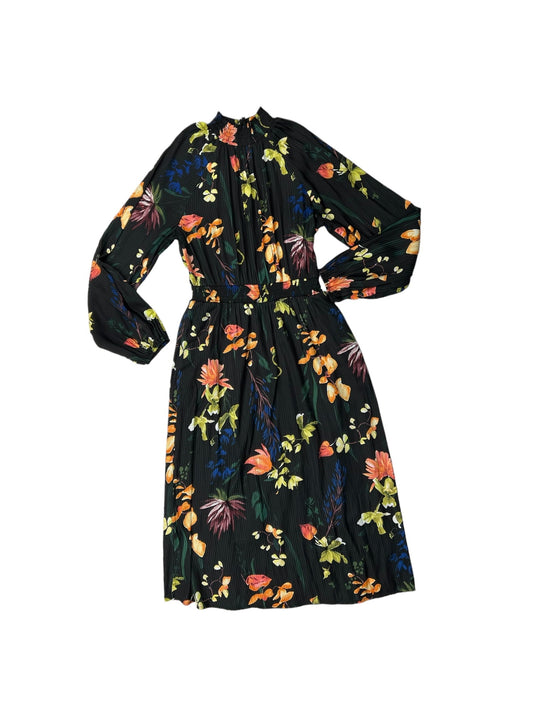 Floral Print Dress Casual Midi A New Day, Size S