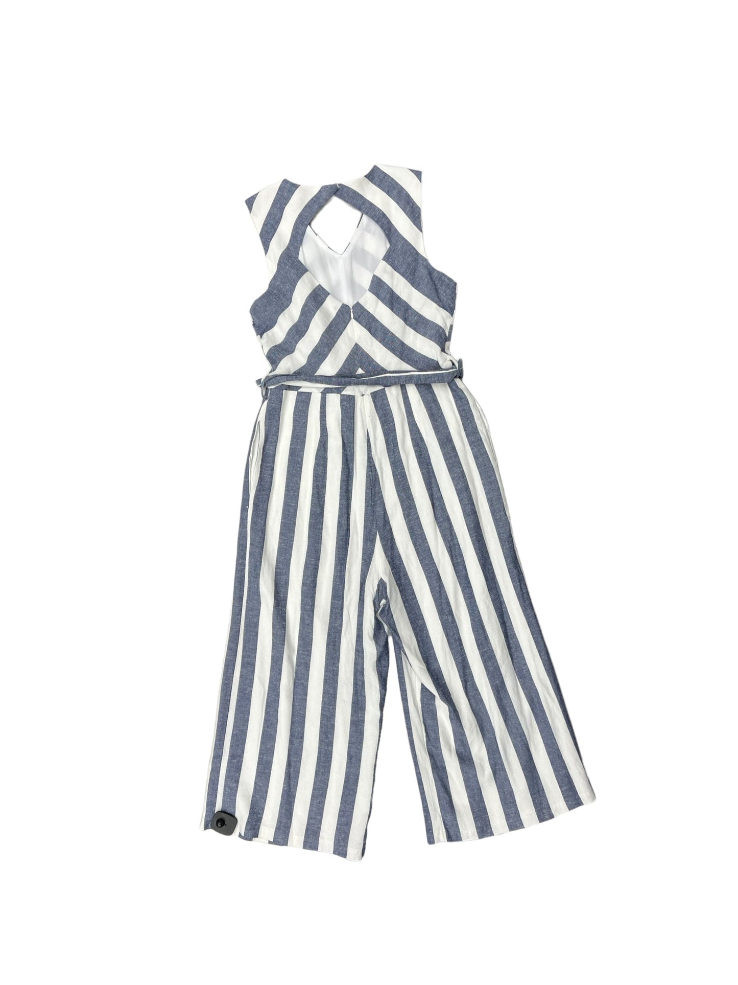 Blue & White Jumpsuit Maggy London, Size 10
