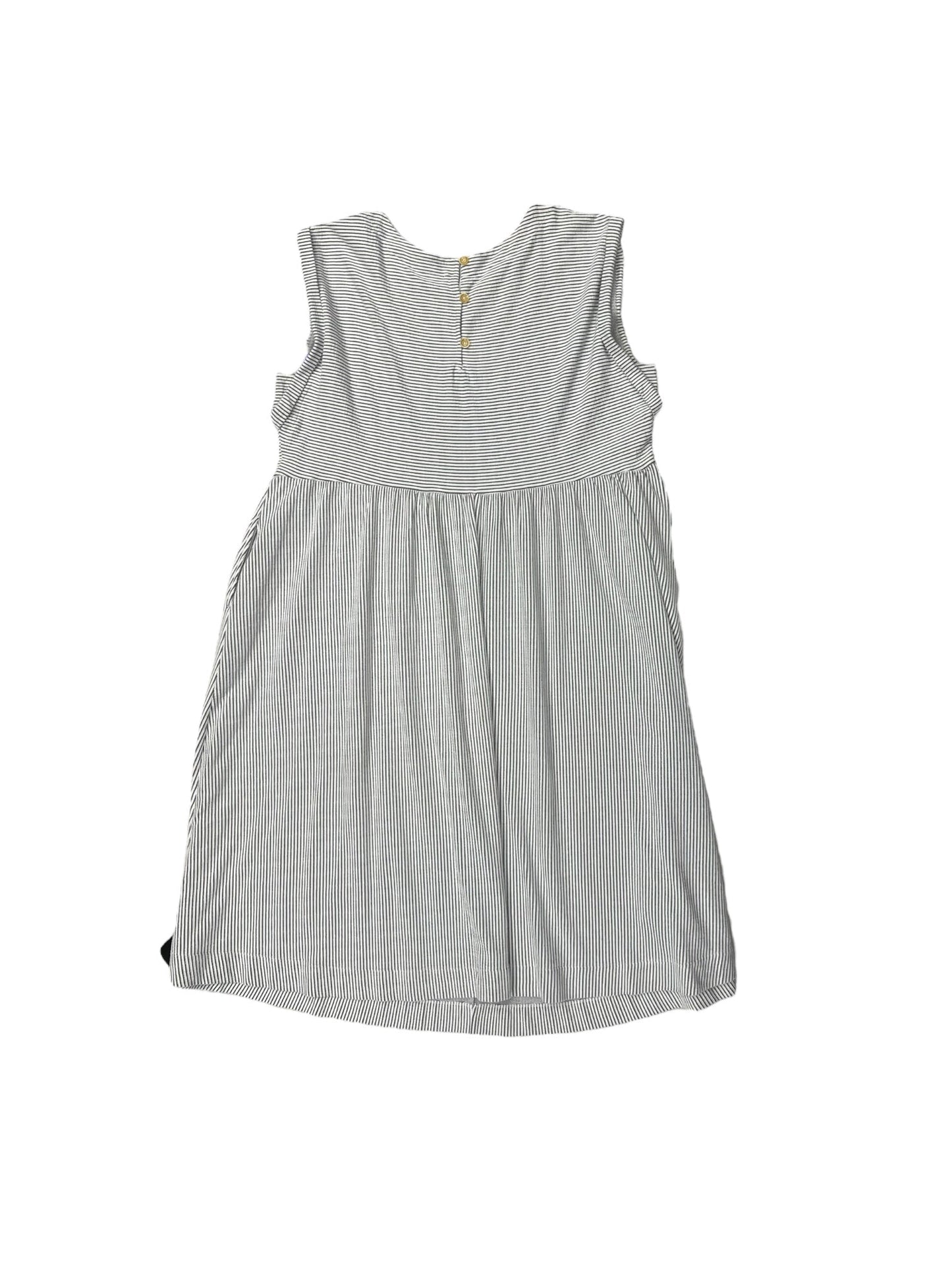 Striped Pattern Dress Casual Short Maeve, Size 2x