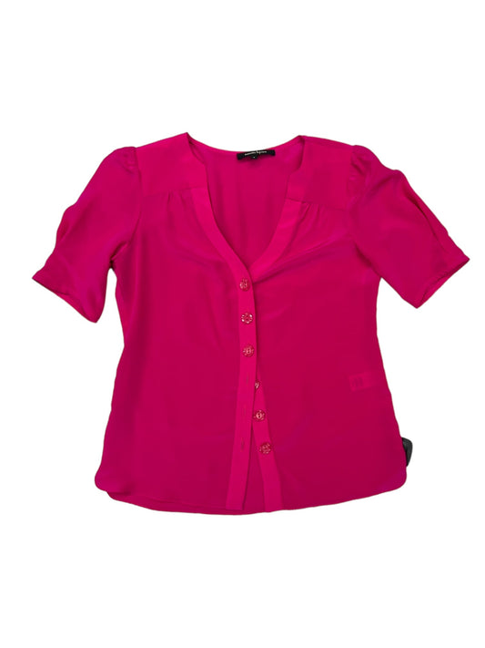 Pink Top Short Sleeve Nanette Lepore, Size 0